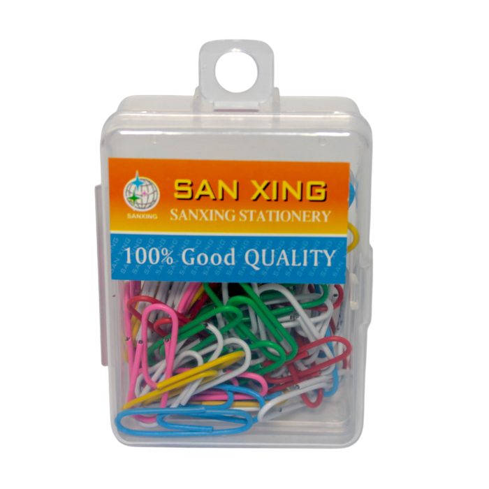 Agrafe birou colorate 70 cutie