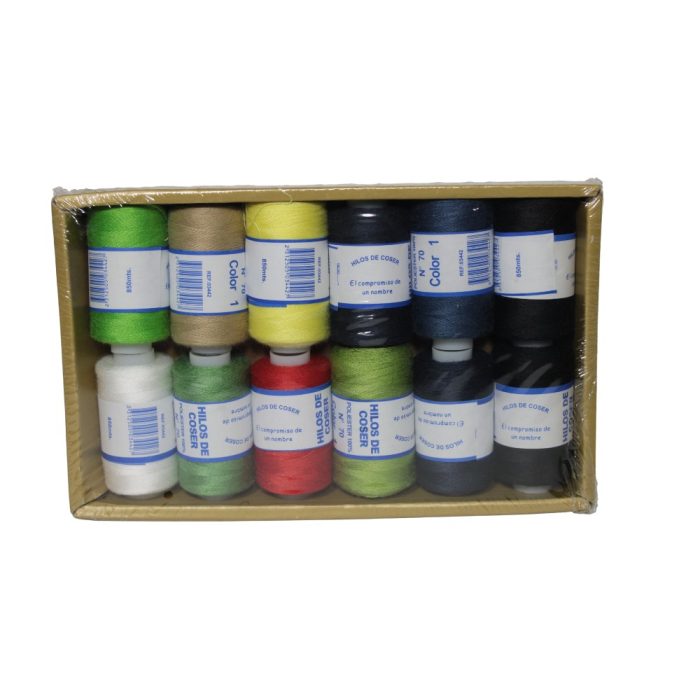 Ata cusut groasa 12 set color