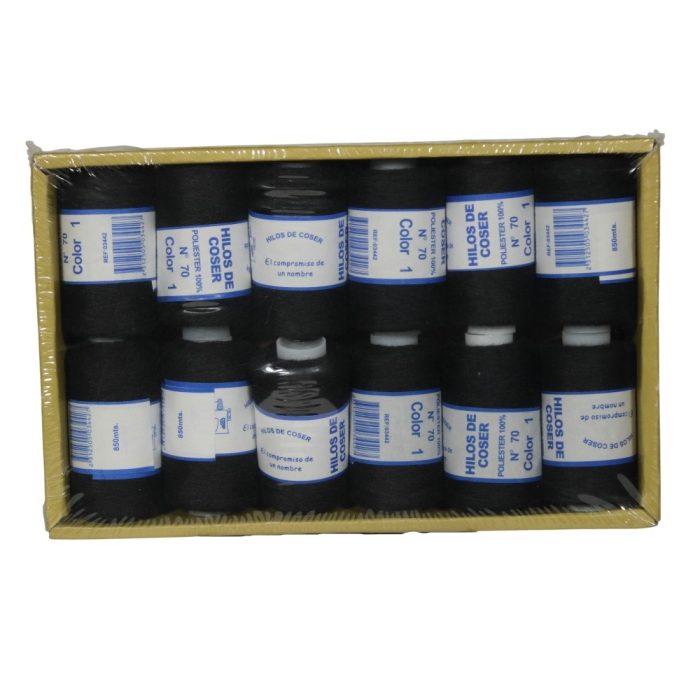 Ata cusut groasa 12 set neagra