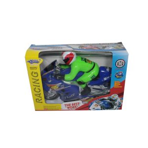 MOTOCICLIST CU BATERII LA CUTIE 777-60
