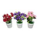 Ghiveci plastic cu flori bujori 407-15 (1)