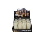 Ornament lumanare cu lumina 5x12,5cm 925-3 (1)